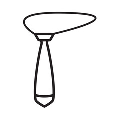 tie icon design,flat style trendy collection