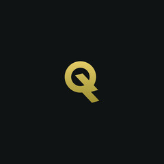 Creative modern elegant trendy unique artistic Q QQ initial based letter icon logo