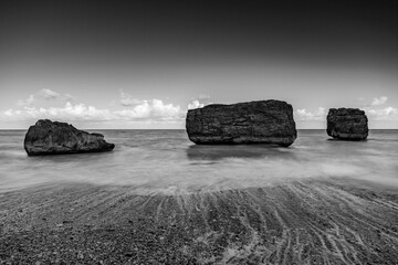 Rocks on the beach in Sumba, East Nusa Tenggara, Indonesia