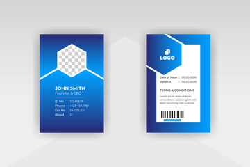 Modern Id Card Template