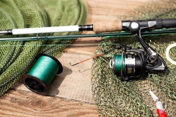 fishing rod and reel