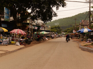 small town in Vietnam