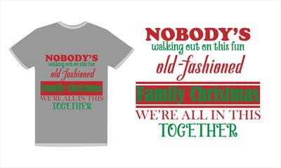 t shirt design with text . Christmas T Shirt Design