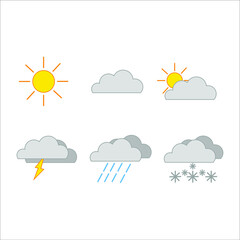 weather icon. illustration for web and mobile design.