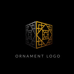 Ornament logo. Elegant design. Vector eps 10