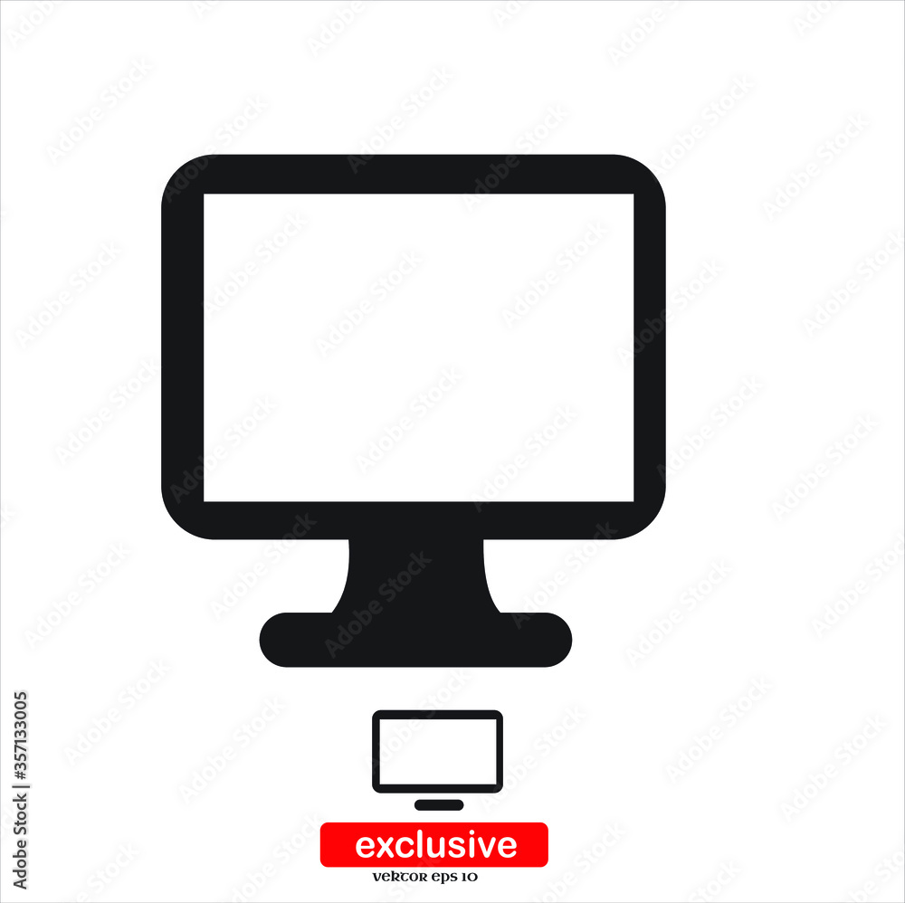 Aufkleber computer icon. icon.flat design style vector illustration for graphic and web design.