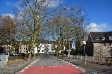 Fahrradstrasse  in Aachen 