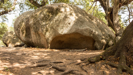 Megalithic site in Corsica