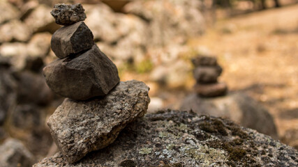 Fototapeta na wymiar Megalithic site in Corsica