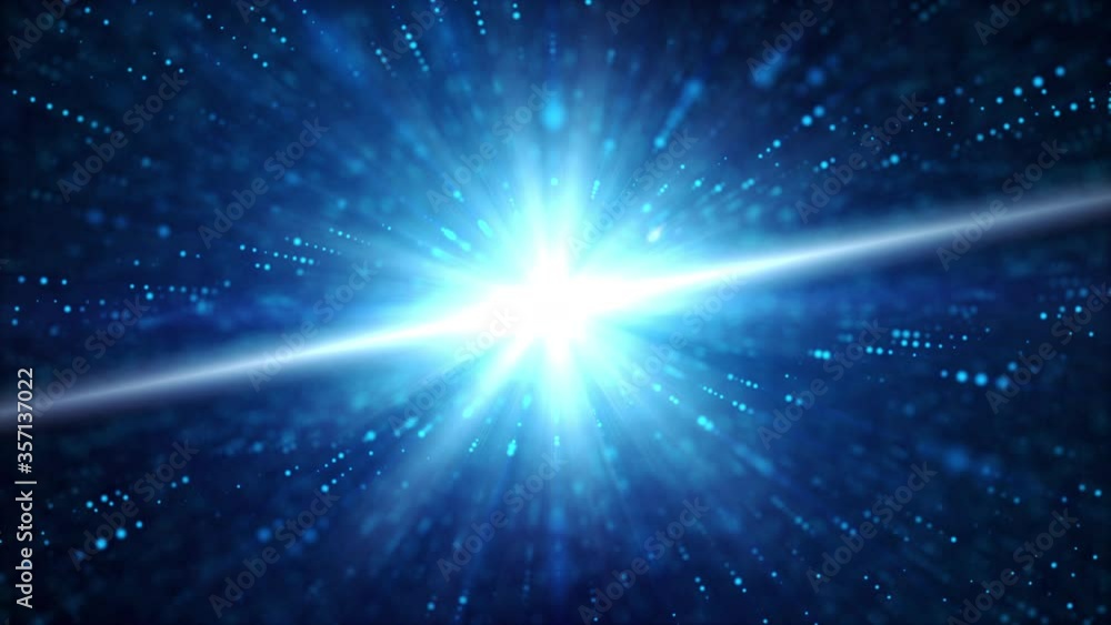 Poster abstract background particle and lighting effect floating and flow, for cyberspace concept, with dar