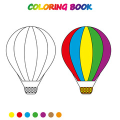 coloring book.  Coloring  page to educate preschool kids .  Game for preschool kids.  Vector cartoon  illustration, worksheet.