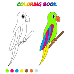 coloring book.  Coloring  page to educate preschool kids .  Game for preschool kids.  Vector cartoon  illustration, worksheet.