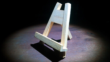 miniature easel background