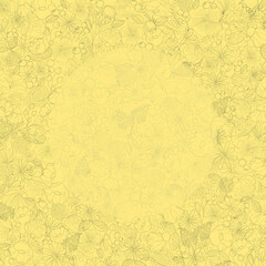 Background　Flower　Texture,Abstract,Elegant,Yellow