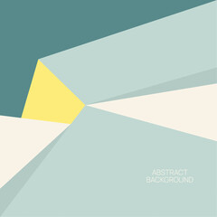 Collage of geometric shapes in pastel colors. Abstract minimalism. Vector trendy illustration.