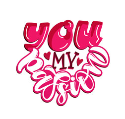 Obraz premium Motivation lettering hand drawn quote. Lettering template art for banner, poster, t-shirt design. 