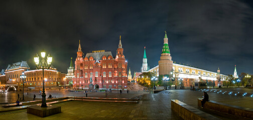 Obraz premium Historical Museum on Red Square. Moscow, Russia