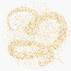 Yellow Shine Modern Transparent Background. 