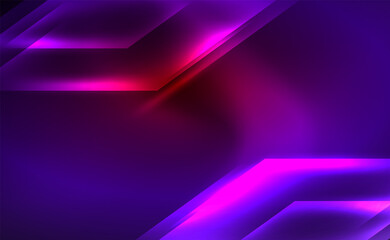 Dynamic neon shiny abstract background. Trendy abstract layout template for business or technology presentation, internet poster or web brochure cover, wallpaper