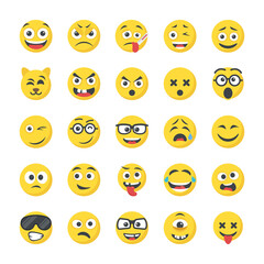 
Smiley Flat Icons Pack

