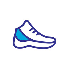 basketball shoes icon color style design