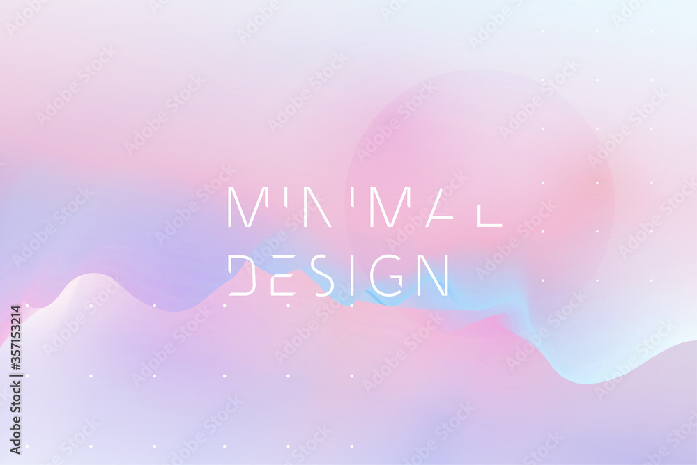 Poster colorful motion wave abstract vector background. design template