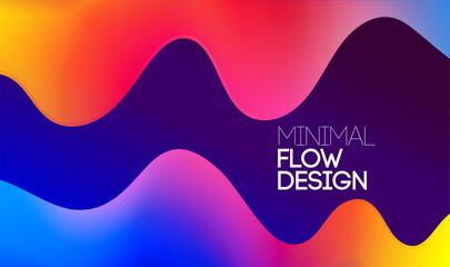 Moving colorful abstract background. Dynamic Effect. Vector Illustration. Design Template.