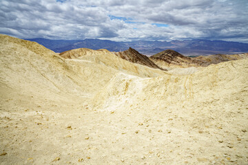 hikink the golden canyon - gower gulch circuit in death valley, california, usa