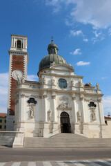 Ancient Church of Our Lady in Vicenza City in Italy called Santu