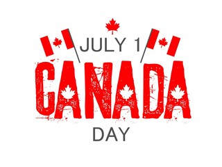 Canada day vector background