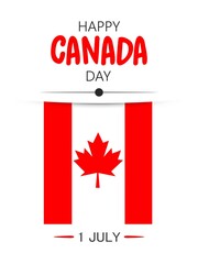 Canada day vector background