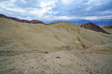 hikink the golden canyon - gower gulch circuit in death valley, california, usa