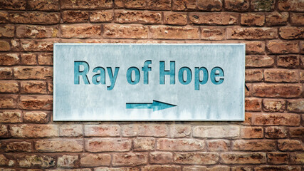 Sign Ray of Hope