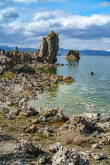 south tufa at the mono lake in california, usa