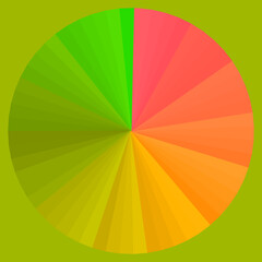 Obraz premium color palette guide rainbow wheel rays fractal with abstract background textures pattern vector illustration graphic design modern style 