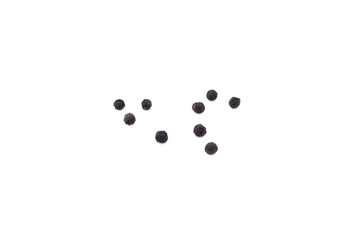 pepper corn on white background