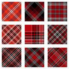 Seamless tartan plaid pattern. fabric pattern. Checkered texture for clothing fabric prints, web design, home textile christmas pattern