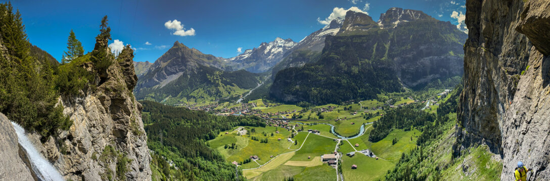 Kandersteg - amazing vacation destination in the Swiss Alps, Switzerland