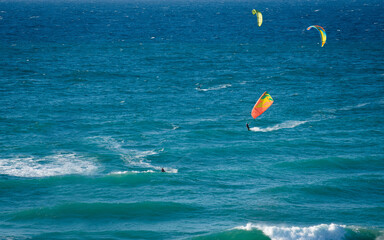 Mediterranean Sea Water Sports Kitesurfing