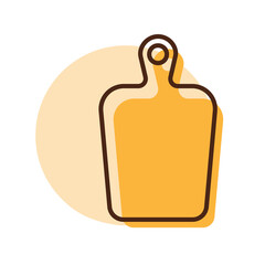 Cutting board vector icon. Chopping Board symbol