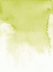 Olive green watercolor background Invitation card design template Gradient ombre texture © SweetRenie