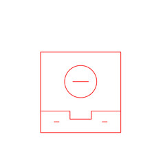 vector illustration of a icon with a key