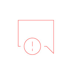 vector illustration of a clock