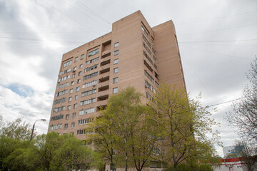 Multi-storey residential buildings on the outskirts of Moscow