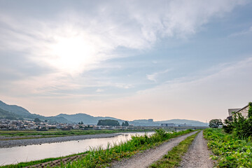 【神奈川 松田】酒匂川沿いの風景