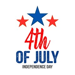Independence day USA, vector background.