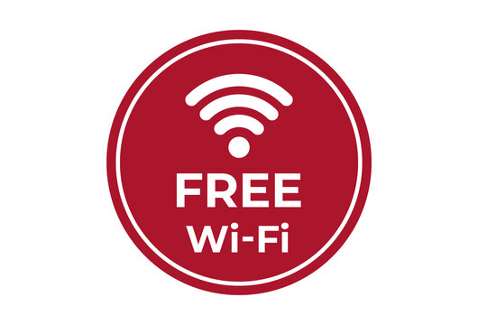 Free WiFi. Vector illustration, free wifi