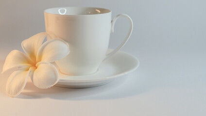 coffee cup with lelawadee flower