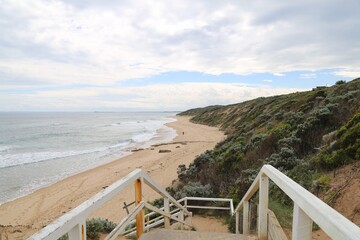 Coastal Scene at Point Lonsdale, Victoria, Australia.