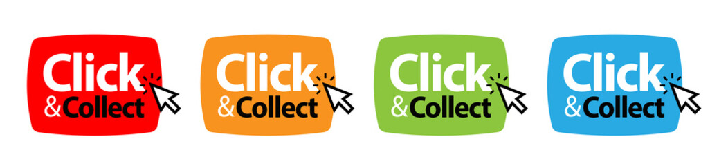 Click an collect with computer mouse pointer